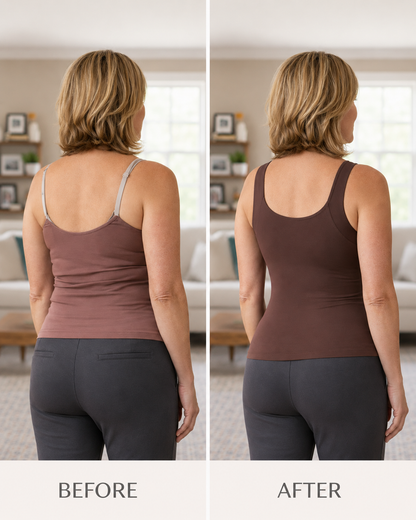 🔥 BIG SALE - 50% OFF 🔥 Women's New Skin Bottom Vest Without Bra
